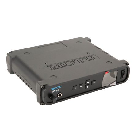 M64 MADI/USB 2.0/AVB-TSN Ethernet Audio Interface with DSP and Mixing