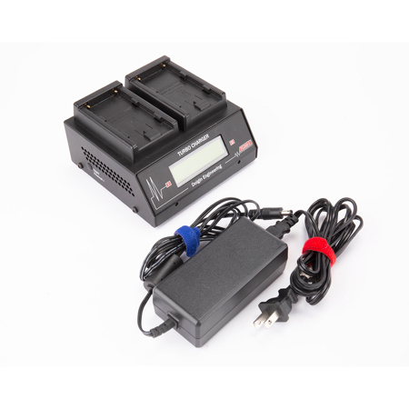 Dolgin TC200EX 2-Position Simultaneous Battery Charger f/ Sony EX1/BP-U30/BP-U60