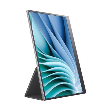 LG gram +view 16" 16:10 WQXGA Portable IPS LED Monitor - Silver SKU#1788604