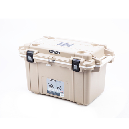 Pelican 70QT Elite Cooler - Tan/White SKU#1789873