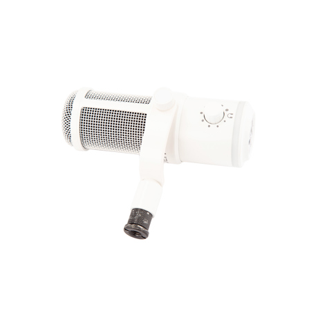 Deity Microphones VO-7U Dynamic Supercardioid USB Streamer Microphone with Desktop Tripod, White