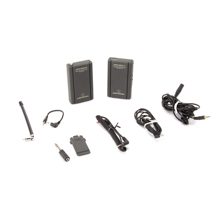 Audio-Technica W88-TV-830 Pro 88W VHF Wireless System, Includes Receiver, Transmitter and MT830mW Lavalier Microphone, TVHF/179.400 & 180.600MHz