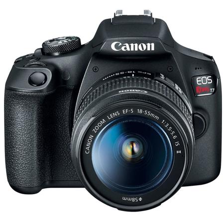 Canon EOS Rebel T7 Camera w/ EF-S 18-55 f/3.5-5.6 IS II Lens & EF 75-300 f/4-5.6
