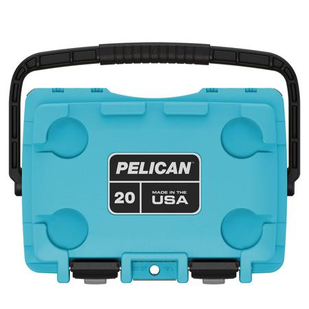 Pelican 20QT Elite Cooler Cool Blue/Gray - SKU#1795263
