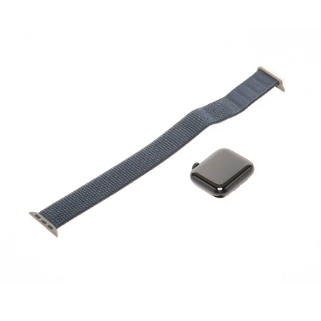 Apple Watch SE GPS Aluminum 40mm Midnight Sport Loop Adjustable Strap Midnight Case