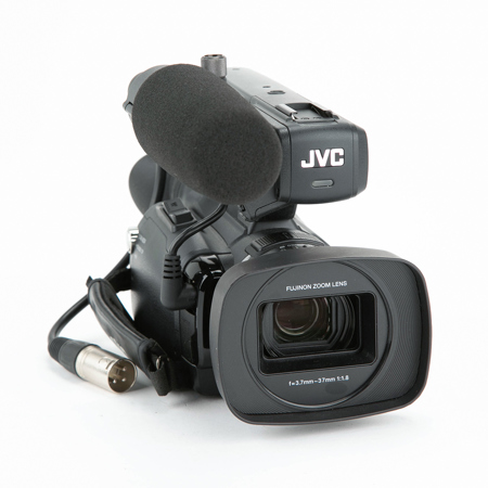 JVC GY-HM150U Compact Handheld 3-CCD Camcorder - SKU#1796434