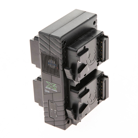 Core SWX 4 Pack NANO 98Wh 14.8V Micro V-Mount SMART Battery with Quad Charger