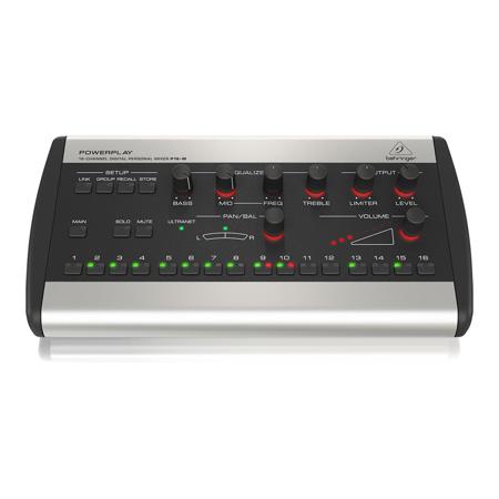 Behringer Powerplay 16 P16-M 16-Channel Digital Personal Mixer - SKU#1798423