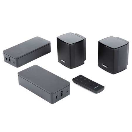 USED Bose Wireless Surround Speakers for Soundbar 500/700 and SoundTouch  300 Soundbars, Bose Black, Pair undefined