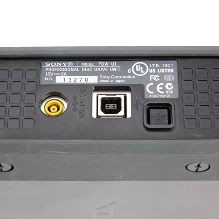 USED Sony PDW-U1 Professioal XDCAM Disk Drive Unit, USB 2.0 Interface