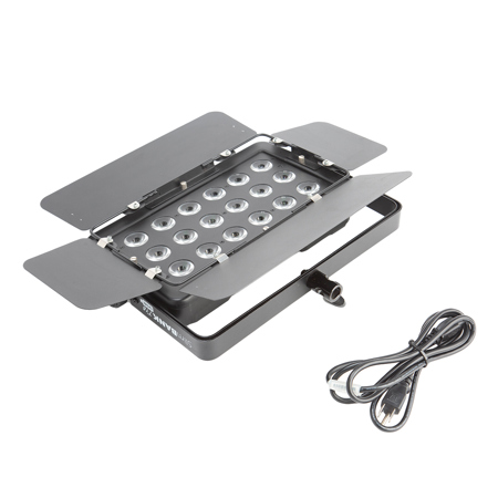 CHAUVET DJ SlimBANK T18 USB RGB LED Wash Light, 3, 5, 9 or 13 DMX Channel, 3-Pin XLR DMX Connector, 18x Tri-Color RGB LED