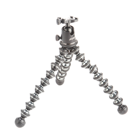 Joby Gorillapod Focus and Ballhead X Combo (GP8-BH) with Universal 1/4" Tripod Screw and 3/8" Adapter, Max Weight: 11 lb, Black