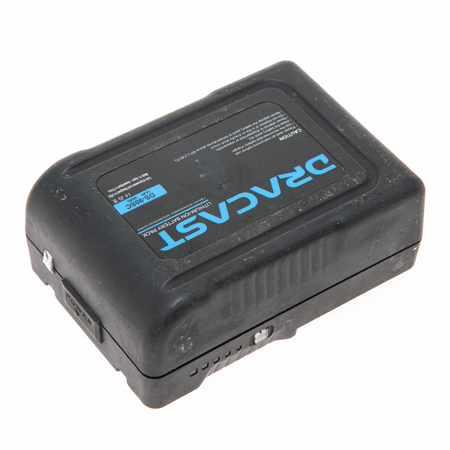 Dracast 90Wh 14.8V DC Compact V-Mount Li-Ion Battery - SKU#1805104
