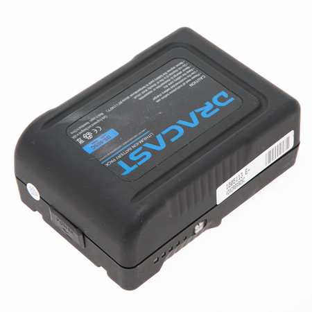 Dracast 90Wh 14.8V DC Compact V-Mount Li-Ion Battery - SKU#1805113