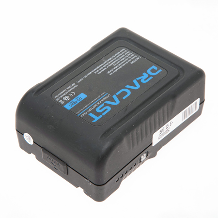 Dracast 90Wh 14.8V DC Compact V-Mount Li-Ion Battery - SKU#1805115