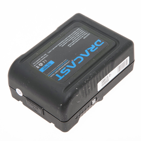 Dracast 90Wh 14.8V DC Compact V-Mount Li-Ion Battery - SKU#1805116