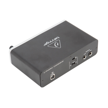 Behringer U-Phoria UMC202HD Audiophile 2x2 USB Audio Interface with MIDAS Mic Preamplifiers, 24-Bit/192kHz Resolution