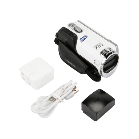 Samsung HMX-F90 HD Camcorder - White SKU#1805875