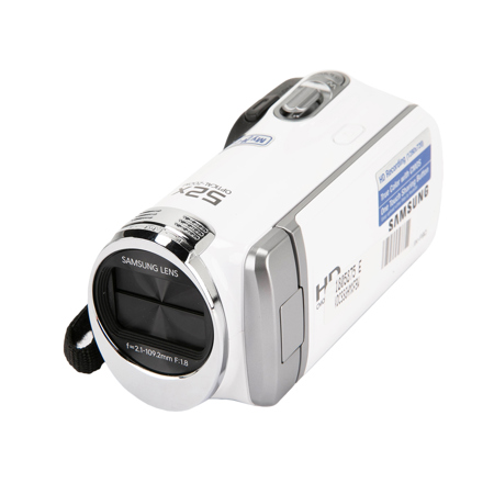 USED Samsung HMX F90 HD Camcorder, Megapixel, 52x Optical Zoom, HDMI,  LCD, White undefined