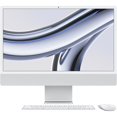 Apple 24" iMac with Retina 4.5K display: Apple M3 chip with 8?core CPU and 10?core GPU, 512GB SSD - Silver