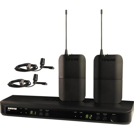 Shure BLX188 Wireless Dual-Channel Presenter System with CVL Lavalier Microphone H11: 572-596MHz
