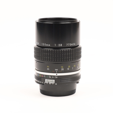 Nikon 135mm f/2.8 Nikkor Ai Telephoto Manual Focus Lens.