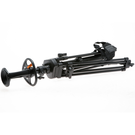 Ikan E-Image AT7903 Pneumatic PTZ Pedestal with 100BF Flat Base and EI-7004B Dolly