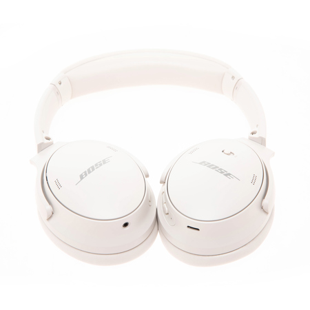 Bose QuietComfort 45 Wireless Noise Cancelling Headphones, White Smoke