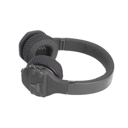 JBL - UA Sport Wireless Train Headphones - Project Rock Edition - BLACK