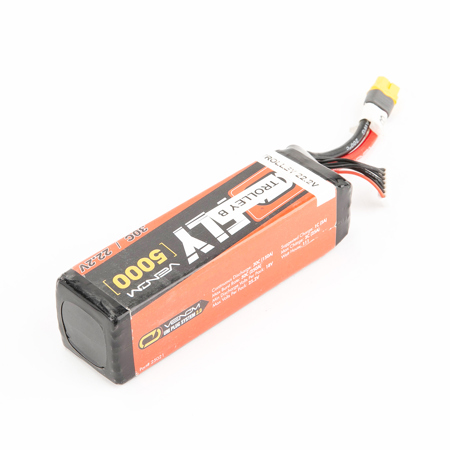 Venom Group Venom FLY 30C 6S 5000mAh 22.2V LiPo Battery with UNI 2.0 Plug