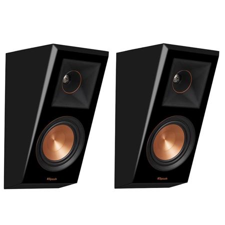 Klipsch Reference Premiere RP-500SA 300W 2-Way Dolby Atmos Surround Sound Speakers, Piano Black, Pair