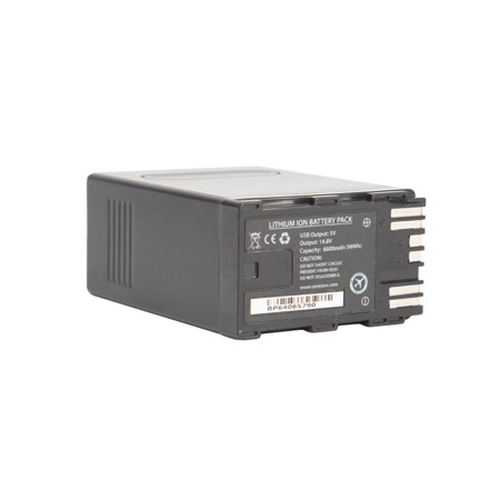 Core SWX M-Series NANO-C98 14.8V Li-Ion Battery with 4-Stage LED Gauge, 5V USB and D-Tap for Select Canon Camcorders