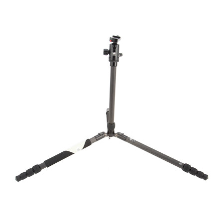 Sirui T-024X Traveler Light Carbon Fiber Tripod with C-10S Ball Head, 13.2 lbs Capacity, 58" Height, 4 Leg Sections