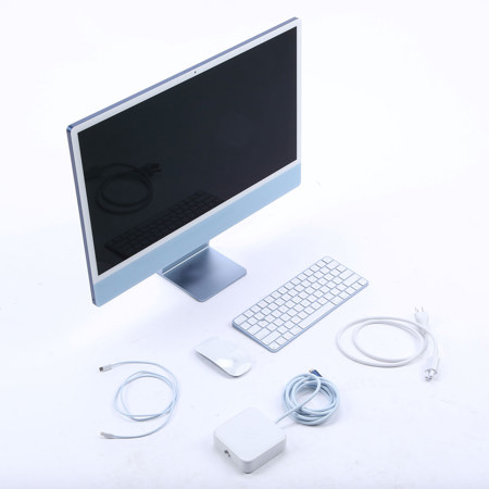 Apple iMac 24" Retina 4.5K with Magic Keyboard (Late 2023) Blue - SKU#1815790