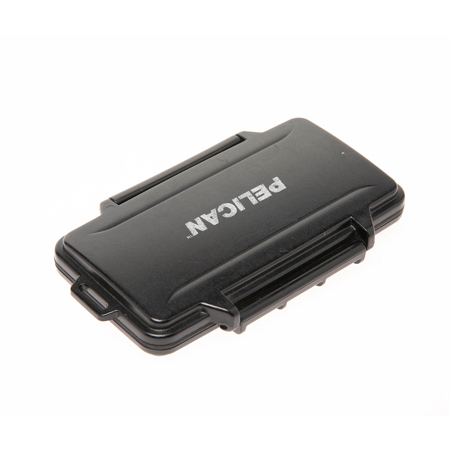 Pelican 0945 Memory Card Case for 6 CF Memory Cards, Black
