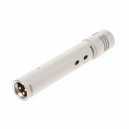 Shure KSM137/SL Cardioid Condenser Microphone, 20 Hz-20 kHz Frequency Response, Champagne