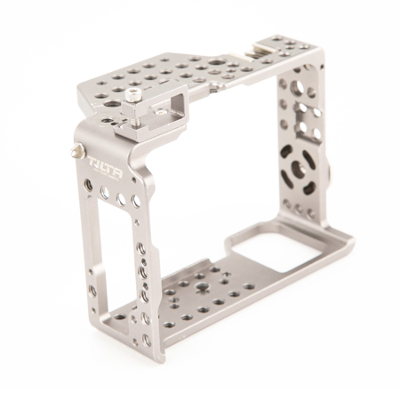 Tilta ES-T17-A V2 Handheld Cage Rig with Right Side Wooden Handle 2.0 for Sony a7, a7 II, a7 III & a9 Series Camera, Gunmetal Gray