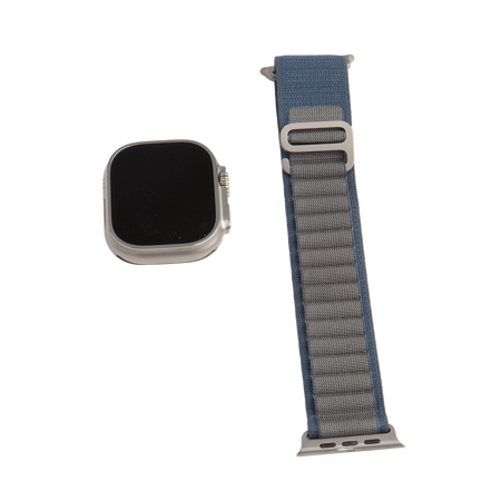 Apple Watch Ultra 2 GPS + Cellular, 49mm Titanium Case Small Strap Blue Alpine Loop