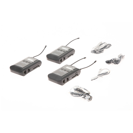 Movo WMX-20-DUO 48-Channel UHF Wireless Lavalier Microphone System with 1 Receiver, 2 Transmitters, and 2 Lapel Microphones Compatible wit(並行輸入品) MOVO WMX 20 DUO 48 Channel UHF Wireless Lavalier Microphone System
