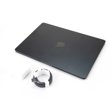 Apple MacBook Air 13.6" with M3 Chip (Early 2024) 30W Adapter 16GB Midnight 8-Core / 10-Core 256GB SSD