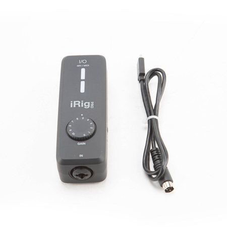 IK Multimedia iRig Pro I/O Audio and MIDI Interface for Mac, Windows & iOS