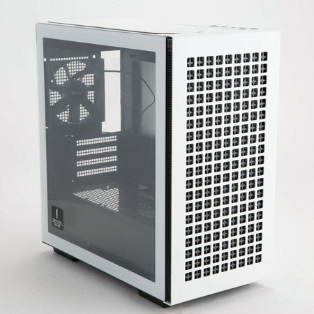 DeepCool CH370 Tempered Glass Micro-ATX Mid-Tower Computer Case White