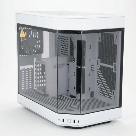 HYTE Y60 Modern Aesthetic Tempered Glass Mid-Tower ATX PC Case - Winter White