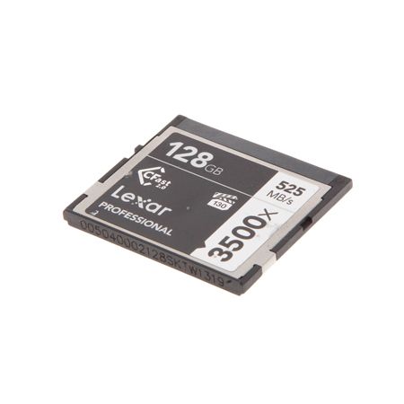 Lexar 128GB Professional 3500x CFast 2.0 Memory Card for 4K Video - SKU#1823580