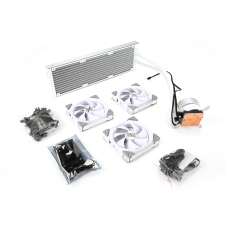 Lian-Li Galahad 360mm UNI FAN SL Edition All-in-One ARGB CPU Liquid Cooler,White