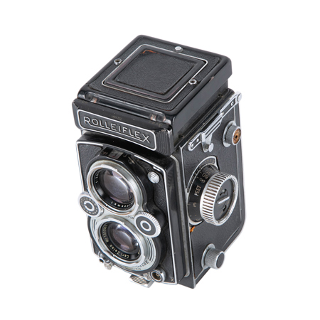 Rolleiflex Automat 6x6 Twin Lens Reflex Camera Model K4B with Zeiss Tessar 75mm f/3.5 Taking Lens