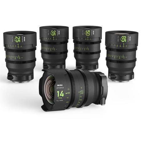 NiSi ATHENA PRIME Cine 5-Lens Kit for Sony E - SKU#1826161