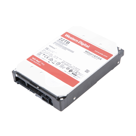 WD Red Pro 3.5" SATA III Internal NAS Hard Drive 22TB