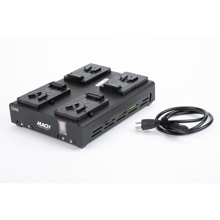 Core SWX MACH-Q4S Four-Position V-Mount Simultaneous Rapid Charger - SKU#1829789