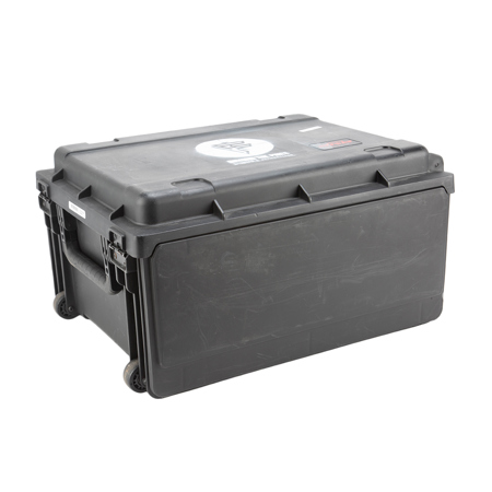 SKB Injection-Molded 4 RU Studio Flyer Rack Case with Wheels and Pull Handle